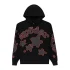 Sp5der Beluga Outline Hoodie Black