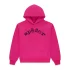 Sp5der Rhinestone Logo Hoodie Pink