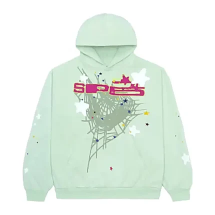 Sp5der Sp5 Mint Hoodie